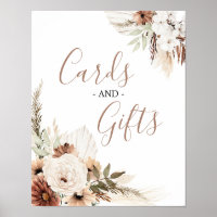 Elegant Beige Boho Pampas Grass Cards & Gifts
