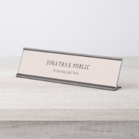 Elegant Beige Brown Modern Design Template