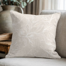 Elegant Beige Floral Botanical
