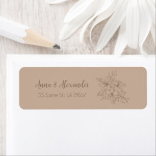 Elegant Beige Floral Wedding