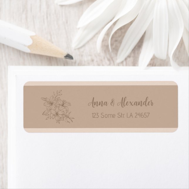 Elegant Beige Floral Wedding (Insitu)