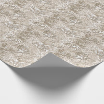 Elegant beige lace with diamond