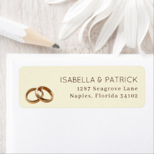 Elegant Beige Wedding Rings