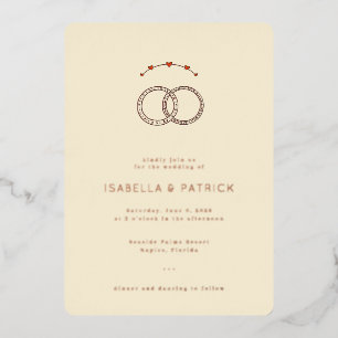 Elegant Beige Wedding Rings