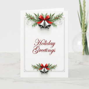 Elegant Bells Christmas Card