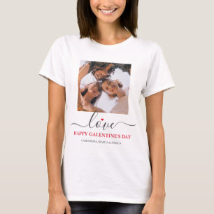 Elegant Best Friends galentine's day Bestie photo T-Shirt