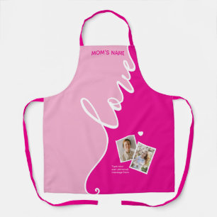 Elegant Best MOM Personalised Photo Apron