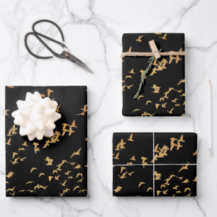 Elegant Birds of a Feather Wedding  Wrapping Paper Sheet