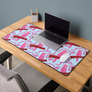 Elegant birds Pattern Desk Mat