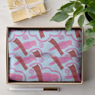 Elegant birds Pattern Tissue Paper