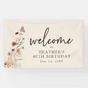 Elegant Birthday Banner