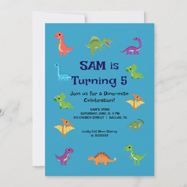 Elegant Birthday Card (Front)