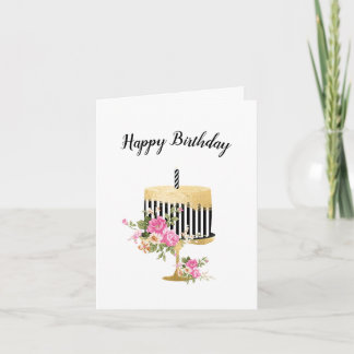 Elegant Birthday Card
