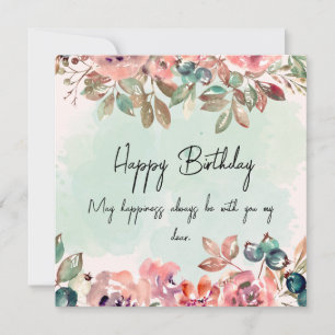 Elegant Birthday Celebration Card