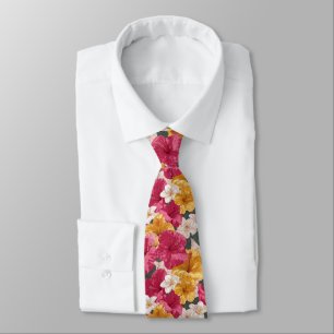 Elegant Birthday Gifts For Husband Tropical Flower Tie