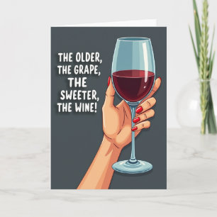 Elegant Birthday Hand Glass Card