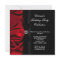 Elegant Birthday Party Deep Red Silk Black