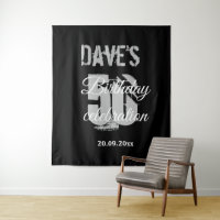 Elegant Black 50th Birthday Party