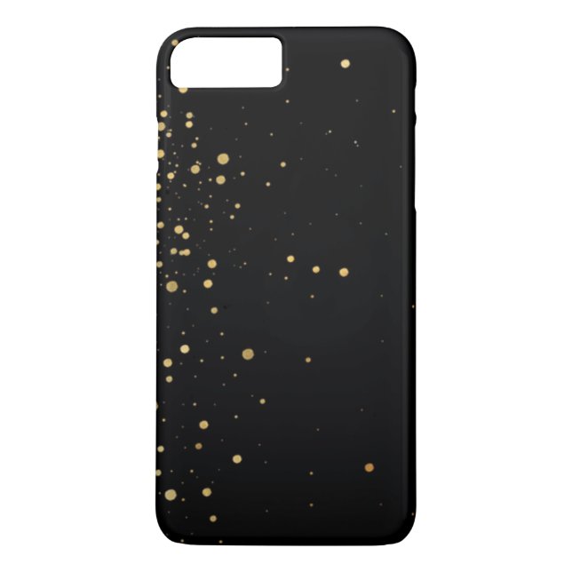 Elegant Black and Gold Case-Mate iPhone Case (Back)