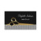 Elegant Black and Gold Chevrons Hair Salon
