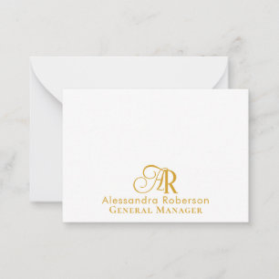 Elegant black and gold colour card