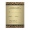 Elegant Black and Gold Leopard RSVP