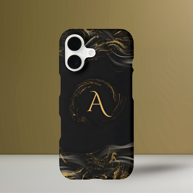 Elegant Black and Gold Luxury Monogram (Creator Uploaded)