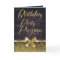 Elegant Black And Gold Photo Birthday Party