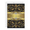 Elegant Black and Gold Quinceanera Invitations