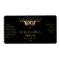 Elegant Black And Gold Vintage Logo Serum Labels