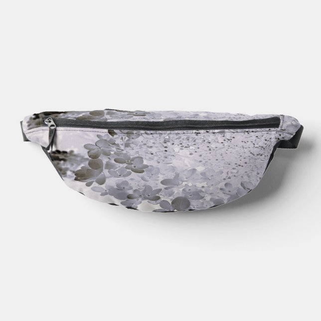 Elegant Black and Grey Limelight Hydrangea Bum Bags (Lay Down)