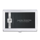 Elegant Black and Silver Professional