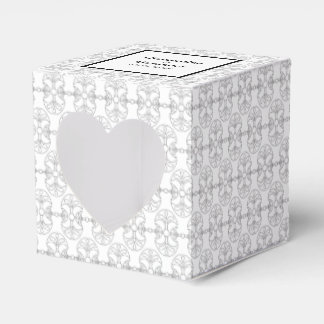 Elegant Black and White Art Deco Style Favour Box