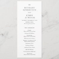 Elegant Black and White Classic Wedding