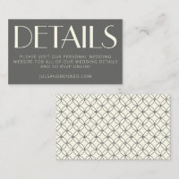 Elegant Black and White Line Art Wedding Website