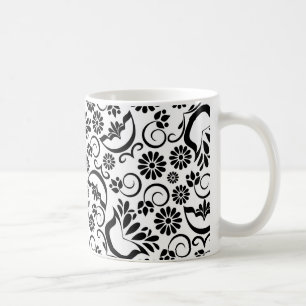 Elegant black and white Mug