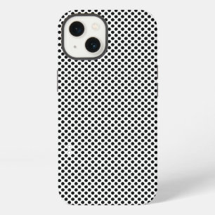 Elegant Black and white POlka Dots pattern Classic iPhone 13 Case