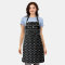 Elegant black and white polka dots pattern women's