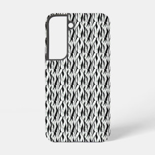 Elegant Black and White Samsung Galaxy Case