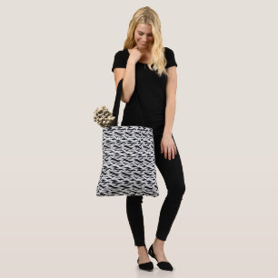  Elegant Black and White  Tote Bag