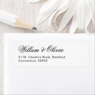 Elegant Black and White Wedding