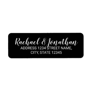 Elegant Black and White Wedding