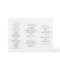 Elegant Black and White Wedding Ceremony Program 