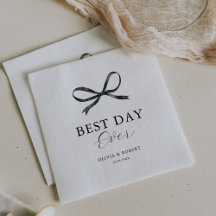 Elegant Black Bow Wedding