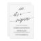 Elegant Black Calligraphy Surprise Party