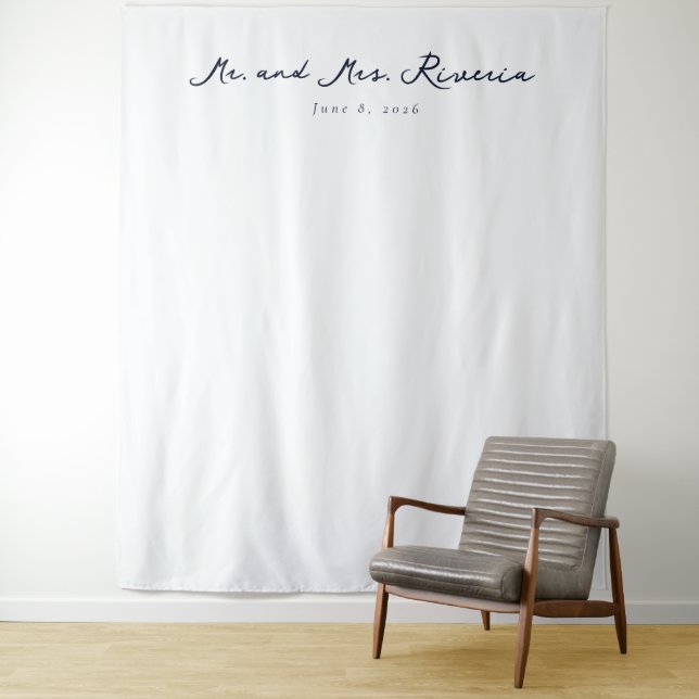 Elegant Black Calligraphy Tapestry (In Situ)