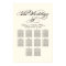 Elegant Black Calligraphy Wedding Seating Chart