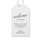 Elegant Black Calligraphy Wedding Welcome
