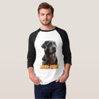 Elegant Black Dog Portrait-Realistic Pet Art