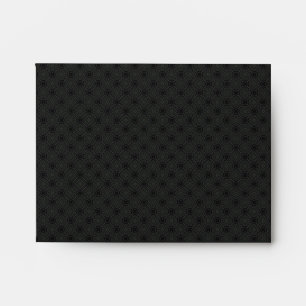 Elegant Black Envelope - a2 Note Card